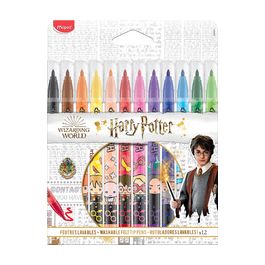 Maped Feutre HARRY POTTER, étui carton de 12