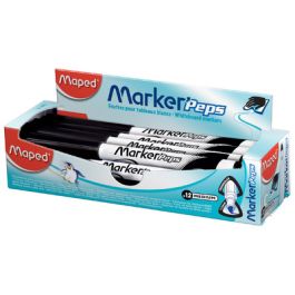 Maped Feutre pour tableau blanc Marker'Peps, noir x12