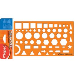 Maped Gabarit NORMOGRAPHE TECHNIC, orange