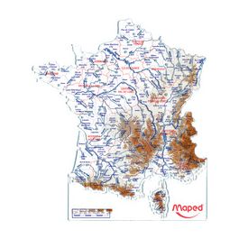 Maped Gabarit carte de France, contenu: 2 pièces x15