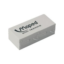 Maped Gomme en plastique Mini Technic 300, blanc