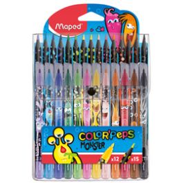 Maped Kit de coloriage COLOR'PEPS MONSTER, étui de 24