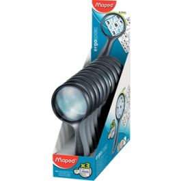 Maped Loupe avec poignée, rond, diamètre: 75 mm, x10