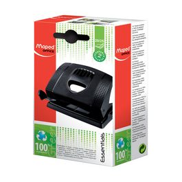 Maped Perforateur Essentials Green 20/25, noir