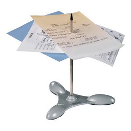 Maped Pique-notes lesté, socle et épingle en métal, argent