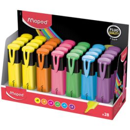 Maped Surligneur FLUO'PEPS Classic, présentoir de 28 pièces x28