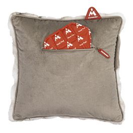 Montandor Coussin chauffant avec Heat Pad, peluche, gris