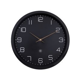 NEXTIME Horloge à quartz NXT ECO, diamètre: 300 mm, noir