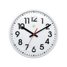 NEXTIME Horloge murale à quartz NXT, diamètre: 260 mm, blanc