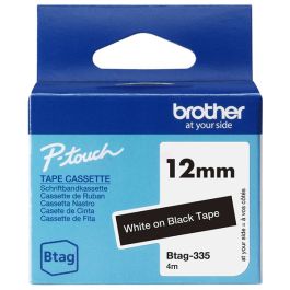 Ruban cassette d'origine BTAG335 Brother - noir, blanc