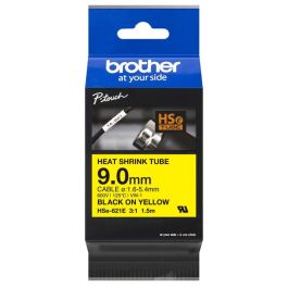 Ruban de marquage d'origine HSE621E Brother - noir, jaune
