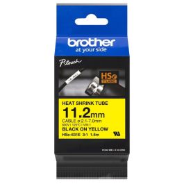 Ruban de marquage d'origine HSE631E Brother - noir, jaune