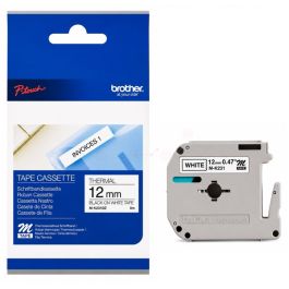 Ruban cassette d'origine MK231BZ Brother - noir, blanc