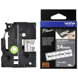 Ruban cassette d'origine TZESE5 Brother - noir, blanc