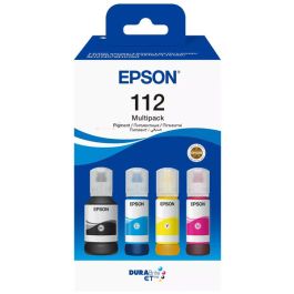 Cartouches d'origine C13T06C64A / 112 Epson - multipack 4 couleurs : noire, cyan, magenta, jaune
