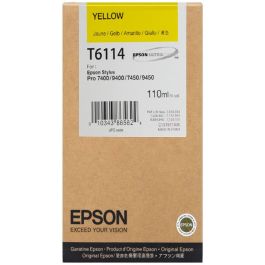 Cartouche d'origine C13T611400 / T6114 Epson - jaune