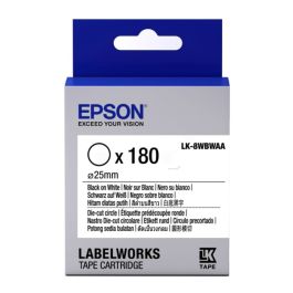 Rouleau d'étiquettes d'origine C53S658901 / LK-8WBWAA Epson - noir, blanc