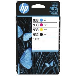 Cartouches d'origine 6ZC71AE / 932/933 HP - multipack 4 couleurs : noire, cyan, magenta, jaune