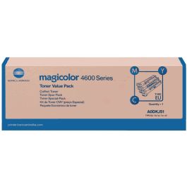 Toners d'origine A0DKJ51 Konica Minolta - cyan, magenta, jaune