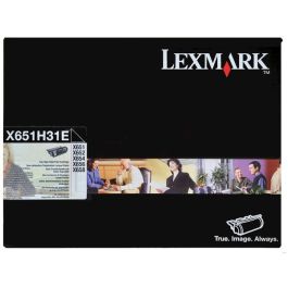 Toner d'origine X651H31E Lexmark - noir