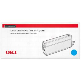 Toner d'origine 41963007 / TYPE C4 OKI - cyan