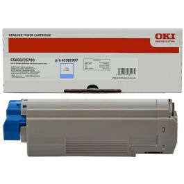 Toner d'origine 43381907 OKI - cyan