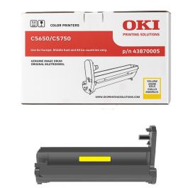 Tambour d'origine 43870005 OKI - jaune