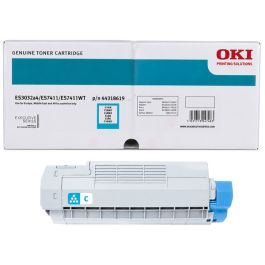 Toner d'origine 44318619 OKI - cyan