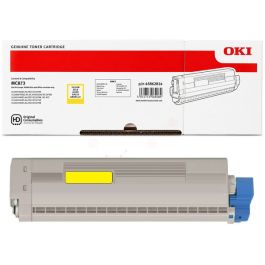 Toner d'origine 45862814 OKI - jaune