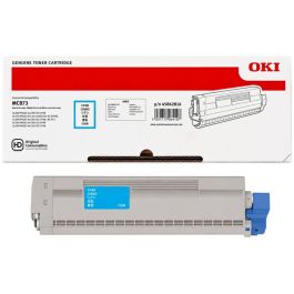 Toner d'origine 45862816 OKI - cyan