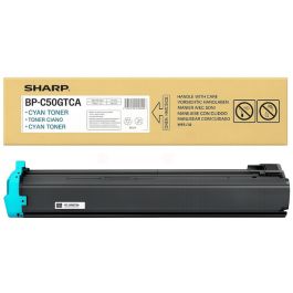 Toner d'origine BPC50GTCA Sharp - cyan