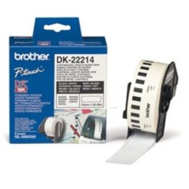 Ruban cassette d'origine DK22214 Brother - blanc