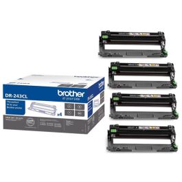 Tambour d'origine DR243CL Brother - multipack 4 couleurs : noir, cyan, magenta, jaune
