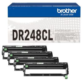 Tambour d'origine DR248CL Brother - multipack 4 couleurs : noir, cyan, magenta, jaune