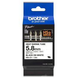 Gaines Thermorétractable d'origine HSE211 Brother - noire, blanche