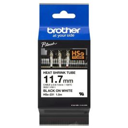 Gaines Thermorétractable d'origine HSE231 Brother - noire, blanche