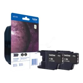 Cartouche d'origine LC1220BKBP2DR Brother - noire - pack de 2