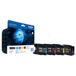 Cartouches d'origine LC1280XLVALBPDR Brother - multipack 4 couleurs : noire, cyan, magenta, jaune