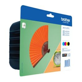 Cartouches d'origine LC129XLVALBPDR Brother - multipack 4 couleurs : noire, cyan, magenta, jaune