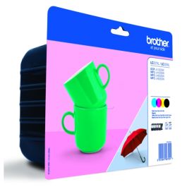 Cartouches d'origine LC227XLVALBPDR Brother - multipack 4 couleurs : noire, cyan, magenta, jaune