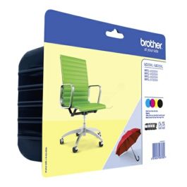 Cartouches d'origine LC229XLVALBP Brother - multipack 4 couleurs : noire, cyan, magenta, jaune
