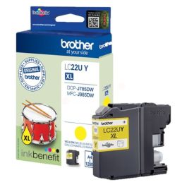 Cartouche d'origine LC22UY Brother - jaune