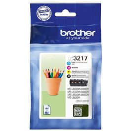Cartouches d'origine LC3217VALDR Brother - multipack 4 couleurs : noire, cyan, magenta, jaune