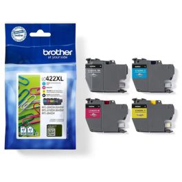 Cartouches d'origine LC422XLVALDR Brother - multipack 4 couleurs : noire, cyan, magenta, jaune