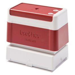 Tampon d'origine PR3458R6P Brother - rouge - pack de 6