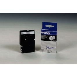 Ruban cassette d'origine TC195 Brother - transparent, blanc