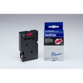 Ruban cassette d'origine TC401 Brother - noir, rouge