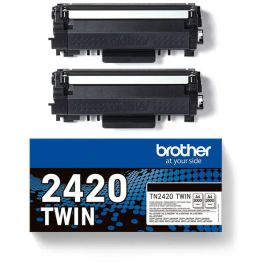 Toner d'origine TN2420TWIN Brother - noir - pack de 2