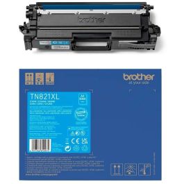 Toner d'origine TN821XLC Brother - cyan