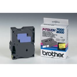 Ruban cassette d'origine TX641 Brother - noir, jaune